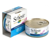 Консерви Schesir Tuna Aloe Puppy для цуценят, тунець з алое в желе, банку 150 г
