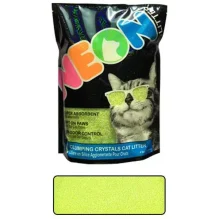 Наповнювач Neon Litter Clump грудкує, кварцовий, неоновий, зелений, 1.81 кг
