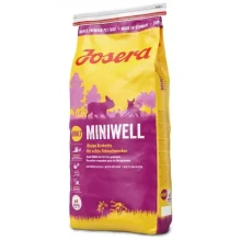 Сухий корм Josera Adult Miniwell для дорослих собак малих порід, з птахом, рисом і кукурудзою, 15 кг