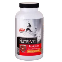 Таблетки Nutri-Vet Hip & Joint Regular для связкок і суглобів, для дорослих собак всіх порід, 75 табл