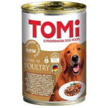 Консерви Tomi 3 kinds of poultry 3 види птиці, супер премиум, для собак, 400 г