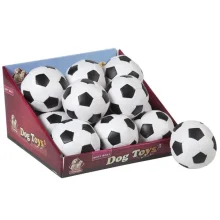 Іграшка Flamingo Soccerball для собак, м'яч чорно-білий маленький, штучна шкіра, 10 см