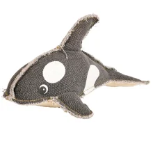 Іграшка м'яка Flamingo Canvas Dolphin, для собак, 12 × 14 × 25 см