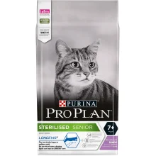 Сухий корм Purina Pro Plan Sterilised Senior для стерилізованих котів старше 7 років, з індичкою, 1.5 кг