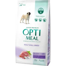 Сухий корм Optimeal для дорослих собак малих порід, з качкою, 1.5 кг