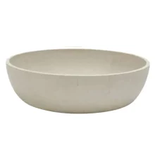 Миска Croci Bamboo для собак, бамбукове волокно, біла, 1.6 л, 21 см