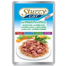 Вологий корм Stuzzy Cat Ham Veal шинка з телятиною, в желе для котів, пауч, 100 г