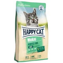 Сухий корм Happy Cat Minkas Perfect Mix для дорослих кішок, с птахом, ягням і рисом, 1.5 кг