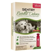 Краплі Sentry Natural Defense, від бліх і кліщів, для собак більше 18 кг, 4.5 мл, 3 шт, ціна за 1 піпетку