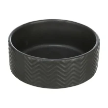 Миска Trixie Ceramic Bowl для собак і кішок, кераміка, чорна, 1.6л/20 см