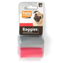 Пакети Flamingo Swifty Waste Bags кольорові, для збору фекалій собак, 2 рул. по 20 пакетів