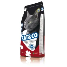 Сухий корм Adragna Cat & Co, для котів різного віку з куркою та індичкою, 20 кг