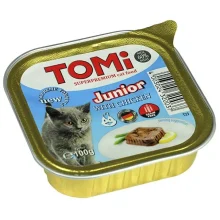 Консерви Tomi junior супер преміум, для кошенят з куркою, паштет, 100 г
