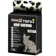 Соєвий наповнювач AnimAll Tofu Classic для котів, без аромату, 10 літрів (4.66 кг)
