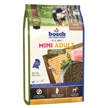 Сухий корм Bosch HPC Mini Adult птах і просо, для собак, 3 кг