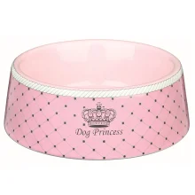 Миска Trixie Dog Princess для собак, кераміка, рожева, 1 л / 20 см
