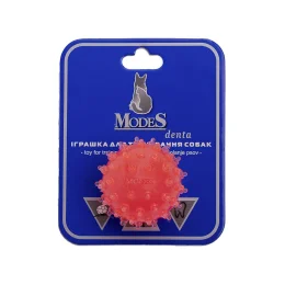 Іграшка Modes Denta м'яч міна для собак, розмір XS, 4 см, рожевий