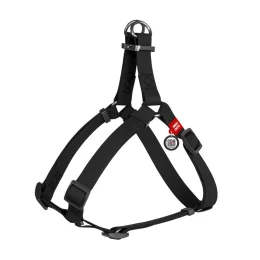 Шлея водостійка WAUDOG Waterproof для собак, метал, XS, 25 мм/60-90 см, чорний