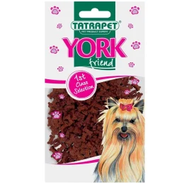 Ласощі York для собак, снекі-кісточки з куркою та яловичиною, 90 г, 12 шт