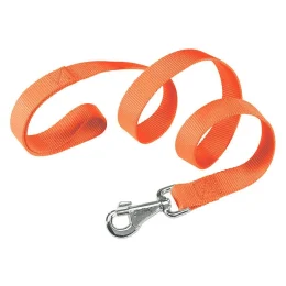 Нейлоновий поводок Ferplast Club G10 / 110 Orange для собак, помаранчевий, 10 мм, 110 см