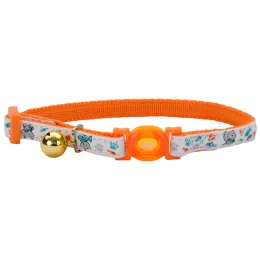 Безпечний нашийник Coastal Fashion Safe Cat Collar для котів, світловідбиваючий, помаранчевий, 1×20-30 см