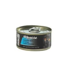 Консерви AnimAll для котів, ніжний мусс з тунця, 80 г