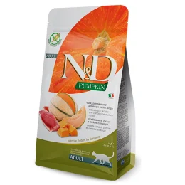 Беззерновий сухий корм Farmina N&D Cat Pumpkin Duck&Cantaloupe для дорослих котів, з качкою та гарбузом, 5 кг