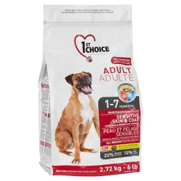 Сухий корм 1st Choice Adult Sensitive Lamb & Fish всіх порід схильних до алергії, з ягням і рибою, 5 кг