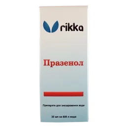 Засіб Rikka Празенол проти зябрових і шкірних сосальщиков, стрічкових черв'яків і плоских хробаків, 30 мл (D-191)