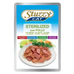 Вологий корм Stuzzy Cat Sterilized Chicken з куркою, в соусі для стерилізованих котів, пауч, 100 г