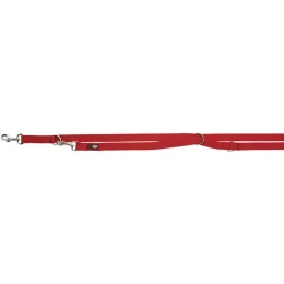 Повідець-перестібка Trixie Premium Adjustable Lead двошаровий для собак, розмір XS, 2 м/10 мм, червоний