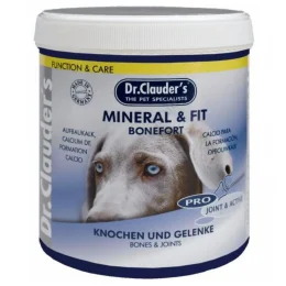 Вітамінно-мінеральна добавка Dr.Clauder's Mineral & Fit Bonefort для собак, у період росту, при стресах та навантаженні, 500 г