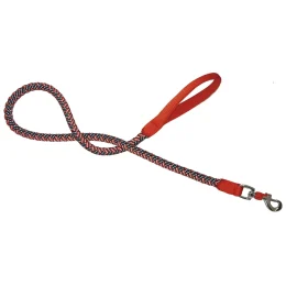 Повідець Croci Hiking Endurance для собак, плетений, нейлон, червоний, 1.5×120 см