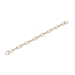 Нашийник з куроганной стали Sprenger Long Link з широким ланкою для собак, 4 мм, 61 см