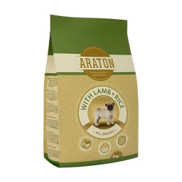 Сухий корм Araton Junior With Lamb & Rice для собак вагою від 2 до 60 кг, 3 кг
