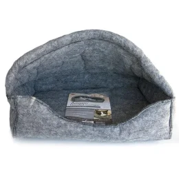 Лежак-будиночок K&H Amazin Hooded для котів, сірий, 43×33×28 см