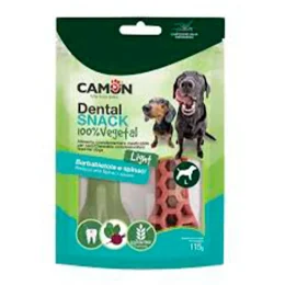 Ласощі Dental Snak Mix, кісточки з солодкої картоплі зі смаком буряка та шпинату, 115 г, L, 12.5 см