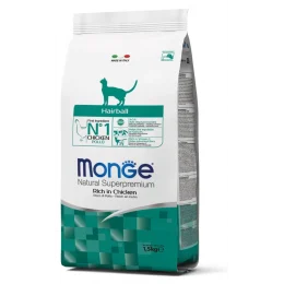 Сухий корм MONGE CAT Hairball, 1.5 кг