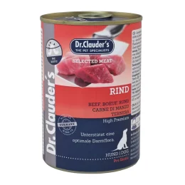 Вологий корм Dr.Clauder’s Selected Meat Beef для собак, яловичина, 400 г