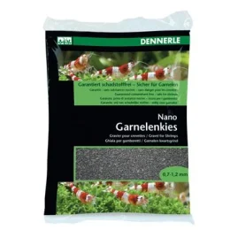 Грунт для міні-акваріумів Dennerle Nano Garnelenkies Sulawesi schwarz, фракція 0,7-1,2 мм, 2 кг