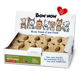 Ласощі "Bow wow" для собак, натуральні кісточки з яловичиною і колагеном, 30 шт, 1 уп