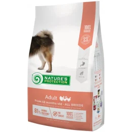 Сухий корм Natures Protection Adult All Breeds для собак всіх порід, 4 кг