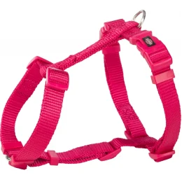 Шлея Trixie Premium H-Harness для собак, 42-60 см, 15 мм, розмір S-M, фуксія