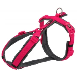 Шлея Trixie Premium Trekking Harness для собак, 53-64 см, 20 мм, розмір M, фуксія-графіт