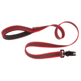 Поводок для собак без ручки Ferplast Daytona Gummy Matic G15 / 120 Red з прогумованого нейлону, 15 мм 120 см