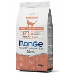Сухий корм MONGE CAT Adult з лососем, 1.5 кг