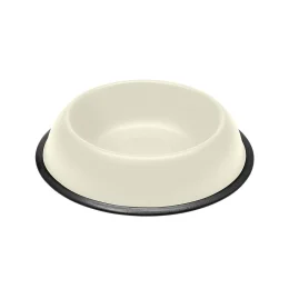 Ferplast Mira KC 70 Bowl White металева пофарбована миска для собак і кішок, біла, 15,5 см