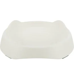 Миска в формі котячої голови Trixie, для кішок, меламін, 0.25 л, 17 см, білий