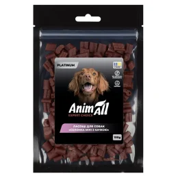Лакомства AnimAll Platinum Соломка мини с уткой для собак, 100 г