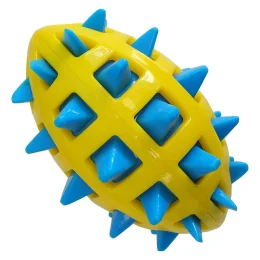 Іграшка GimDog Big Bang м'яч-регбі з шипами, для собак, 12.7 см